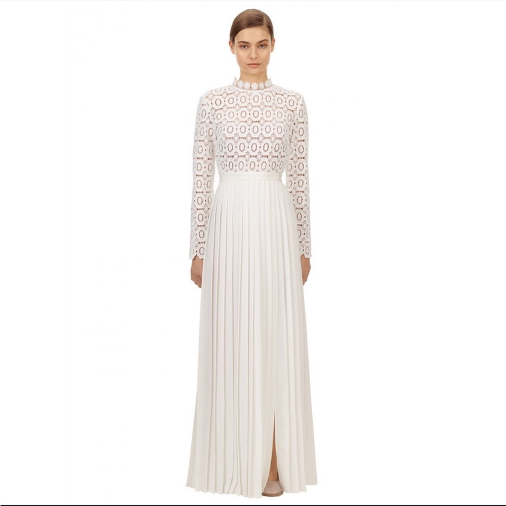 NWT Self-Portrait Lace Crochet Dress. US 8.